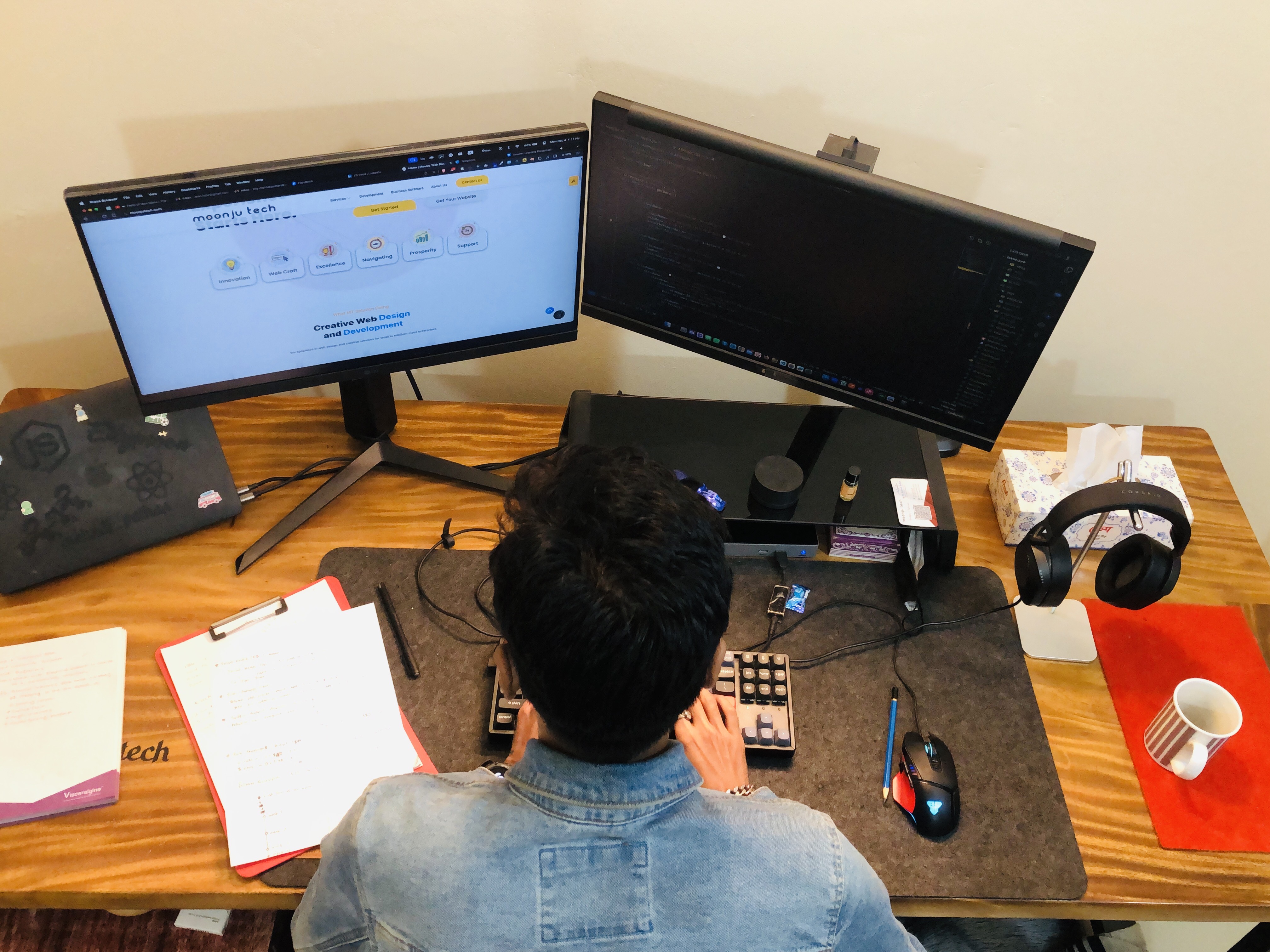 Mehedi's professional workspace